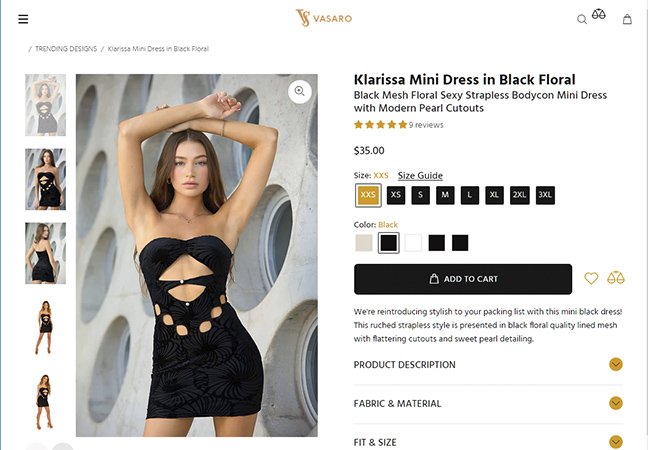 Rachel Pizzolato in Vasaro Dress