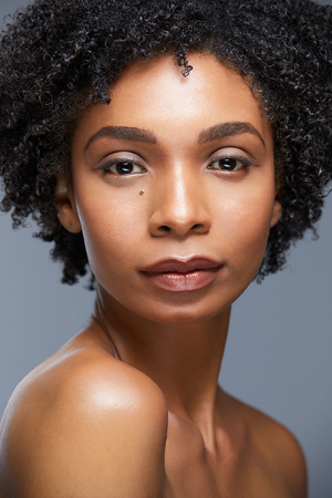 Headshot shot of young woman