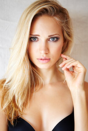 Beauty shot of young woman