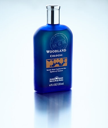 Woodland Cologne bottle product shot