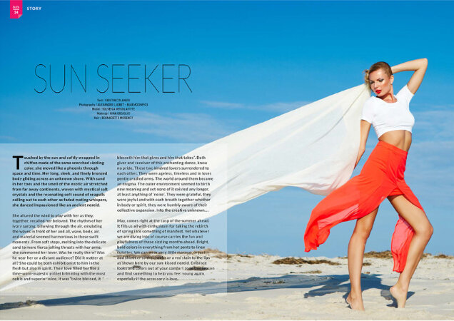 Solveiga Mykolaityte in Envie Magazine