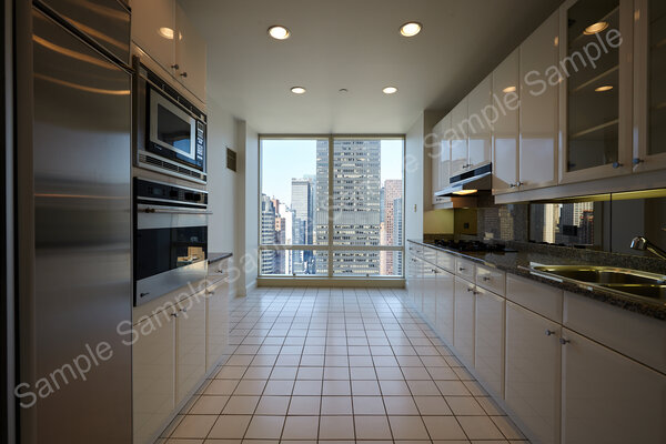 Kitchen in a high rise condo