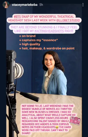 Screenshot of Instagram Story by Stacey Marie Keba Screenshot of Instagram Story by Stacey Marie Keba